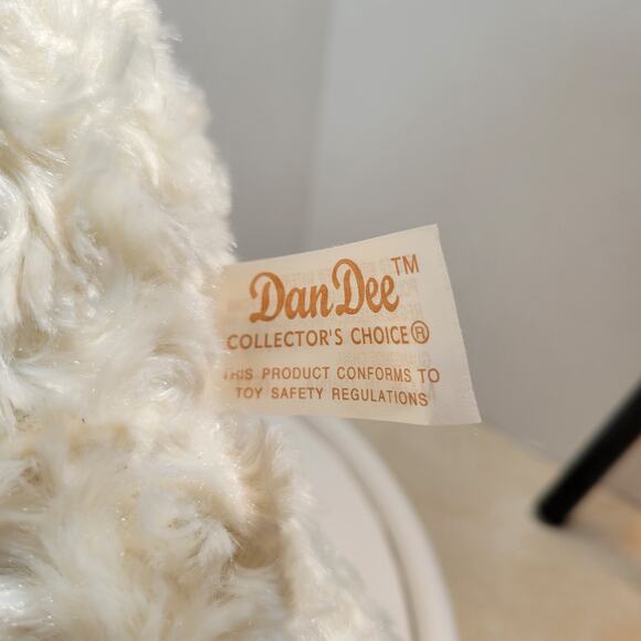 DanDee Plush Cream Puppy Dog 10" Love Heart Valentine's Stuffed Animal - Picture 11 of 16